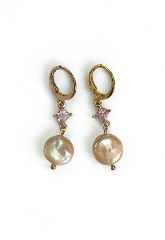 Treasure Earrings Pink