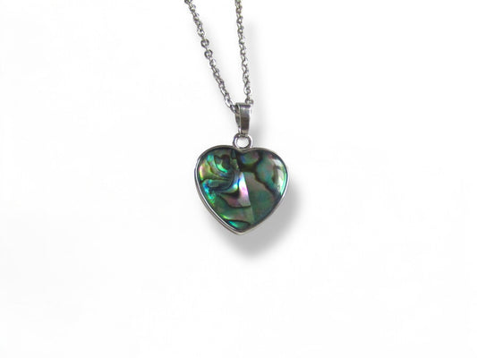 Abalone Heart Necklace